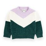 Свитшот Sima Crewneck для девочек - Baby Sovereign Code, зеленый - фото