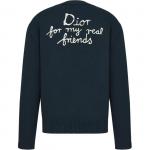 Кардиган Logo Intarsia DIOR, темно-синий - фото 3