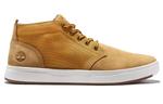 Кроссовки davis square chukka leather and fabric boots 'wheat' Timberland, желтый - фото 2