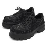 Мужские черные туфли SHUPATE для увеличения роста - фото 7