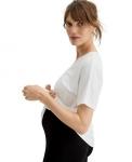 Футболка Perfect Maternity Vee HATCH Collection, цвет White - фото 2