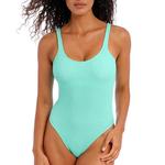 FREYA ACTIVE Слитный купальник на косточках Ибица волны - фото