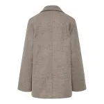 Пальто Pieces Marbel, серый - фото 4