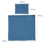 Постельное белье из хлопка ракушки индиго Roba, синий - фото 5