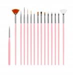 Набор кистей для нейл-арта 15 шт., Inna marka - фото