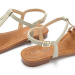 Сандалии Lascana, серо-коричневый - фото 4