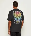 Футболка в стиле транс Oversize fit All Saints, черный - фото 3