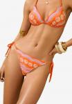 Плавки бикини PRINTED TIE SIDE Lipsy, оранжевый - фото