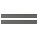 Фронтальная часть ящика, темно-серая, 80x10 см Voxtorp IKEA - фото