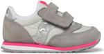 Кроссовки Saucony Kids  Originals Jazz Hook & Loop Sneaker, Grey/Silver/Pink - фото 5