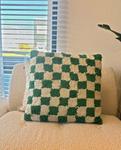 Подушка Kersten Checker, зеленый - фото 2