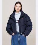 Пуховик Cropped fit Tommy Jeans, синий - фото