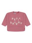 Petit Bateau флисовая толстовка, розовый - фото