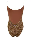 Купальник с леопардовым принтом Mc2 Saint Barth, коричневый - фото 2