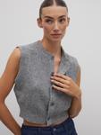 Жилет R├ЖRE by Lorena Rae, mottled grey - фото 8