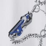 Футболка женская Burberry с цветным принтом, белый - фото 6