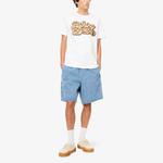 Футболка A Bathing Ape Script с принтом логотипа, белый - фото 2