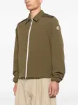 Рубашка на молнии MONCLER, зеленый - фото 3
