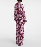 Креповые прямые брюки Dries Van Noten, фуксия - фото 3