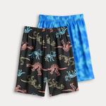 Детский комплект пижамы с шортами Cuddl Duds, Dino Dye Effect - фото