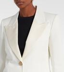 Блейзер из хлопка и льна Valentino, Avorio - фото 4