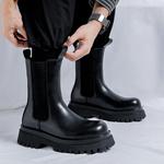 Ботинки Челси мужские черный Weishibangwei - фото 2