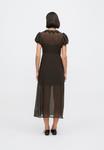 Платье GAP V NECK DRESS, Terra Brown/Brown - фото 3