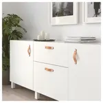 Ручка, дубленая кожа, 153 мм, 2 шт. ÖSTERNÄS IKEA - фото 3