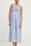 Льняное платье Answear Lab, синий - фото