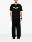 Футболка с логотипом BALMAIN, черный - фото 2
