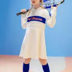 Платье для младших школьников Mizuno, Ecru - фото 9