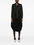 Comme Des Garçons Comme Des Garçons блейзер с бахромой, черный - фото 2