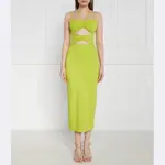 Платье Samsøe Samsøe, зеленый - фото