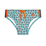 Плавки Sundek Mini diwalter с радужным принтом, синий - фото