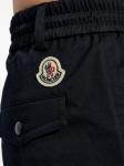 Moncler габардиновые брюки чинос, синий - фото 5