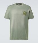 Футболка из хлопкового джерси Anagram Loewe, Sage - фото