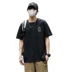 Футболка унисекс MINISO, темно-синий (с логотипом "Мечтательная волна" на груди) - фото 10