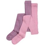 Тайтсы Minymo Wool Stocking Rib 2 Pack, розовый - фото
