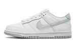 Кроссовки Nike Dunk Skateboard Shoes Women's Low-Top Black/Gray White - фото 6