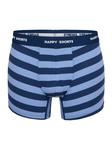 Боксеры Happy Shorts Retro Pants Trunks, цвет Mid Blue Blockstripe - фото 2
