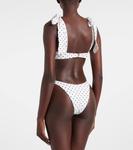 Женский бикини-топ в горошек Same, Cream Polka Dot - фото 3