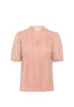 Блуза Cream CRDanika Lace Short Sleeve, Misty Rose/Light Pink - фото 5