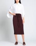 Юбка миди Semicouture, бордовый - фото 2