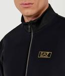 Толстовка мужская Ea7 на молнии, черный - фото 4