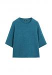 Футболка Massimo Dutti SWEATER, Blue - фото 6