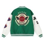 A chock Бейсбольная куртка унисекс, Черный - фото 13