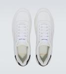 Кроссовки SL/61 logo leather low-top Saint Laurent, Blanc Optique/Noir - фото 4