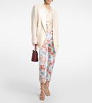 Жаккардовые брюки с цветочным принтом Etro, мультиколор - фото 2