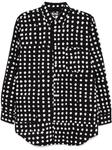 Рубашка Filip Pagowski в горошек Black Comme Des Garçons, черный - фото