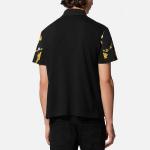 VERSACE JEANS COUTURE Мужская черная поло - фото 6